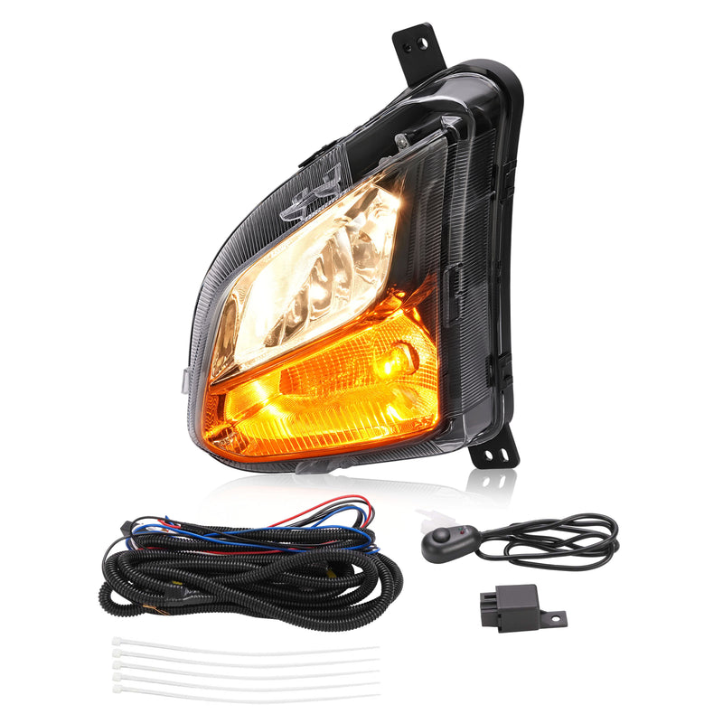 Bumper Fog Light With Signal Lamp Left Driver for Chevy Equinox 2018-2021 With W