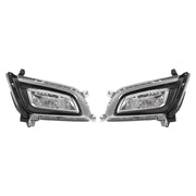 DURAFORCE Halogen Fog Lights with Bezel Chrome Trim for Kia Optima 2014 2015 RH LH Pair