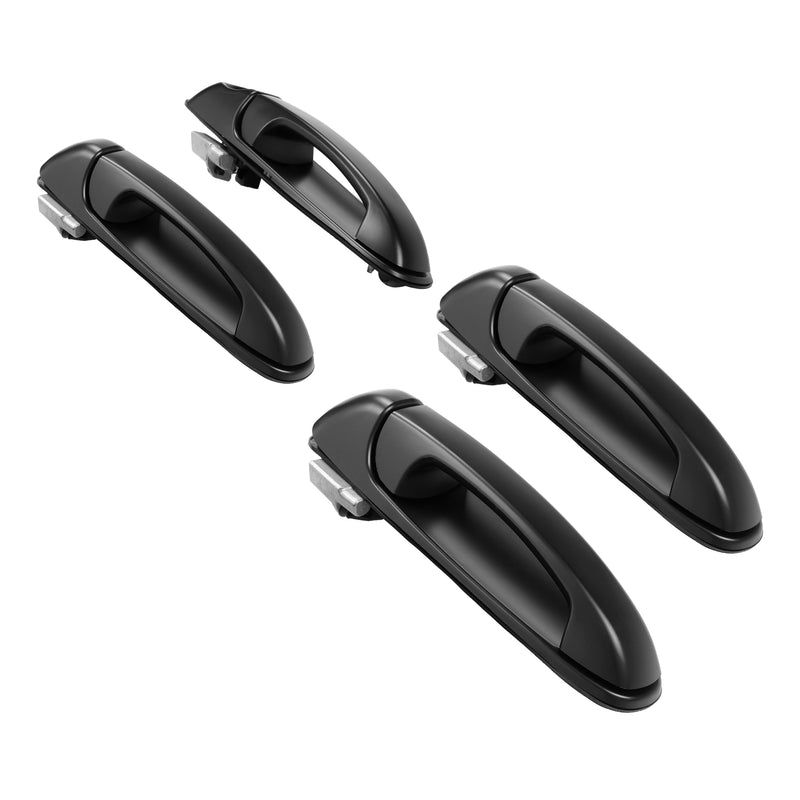 Exterior Door Handle Set for Dodge Ram 1500 2002-2011 Front Rear 4 Pieces