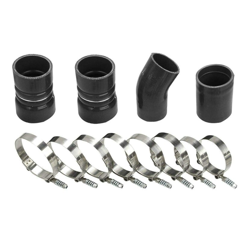 Silver Intercooler Pipe Boot Kit for 2003-2007 Ford 6.0L Powerstroke Diesel