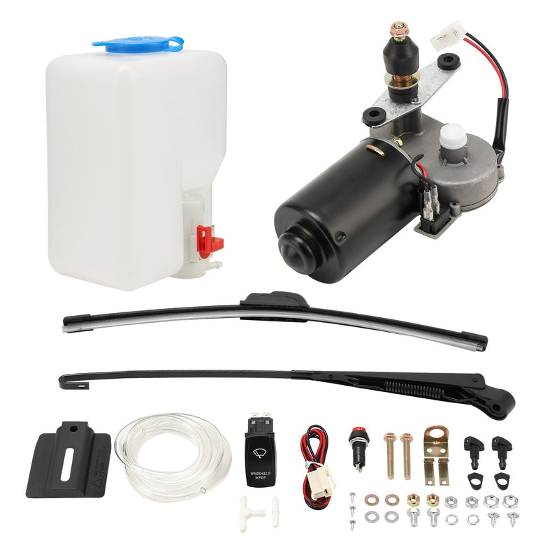 12V Electric Windshield Wiper Motor Kit for Polaris Ranger 570 900 1000 UTV