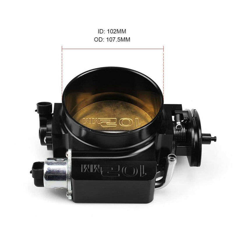 102mm Low Intake Manifold LS1 LS2 LS6 4.8L 5.3L 5.7L Fuel Rail Throttle Body