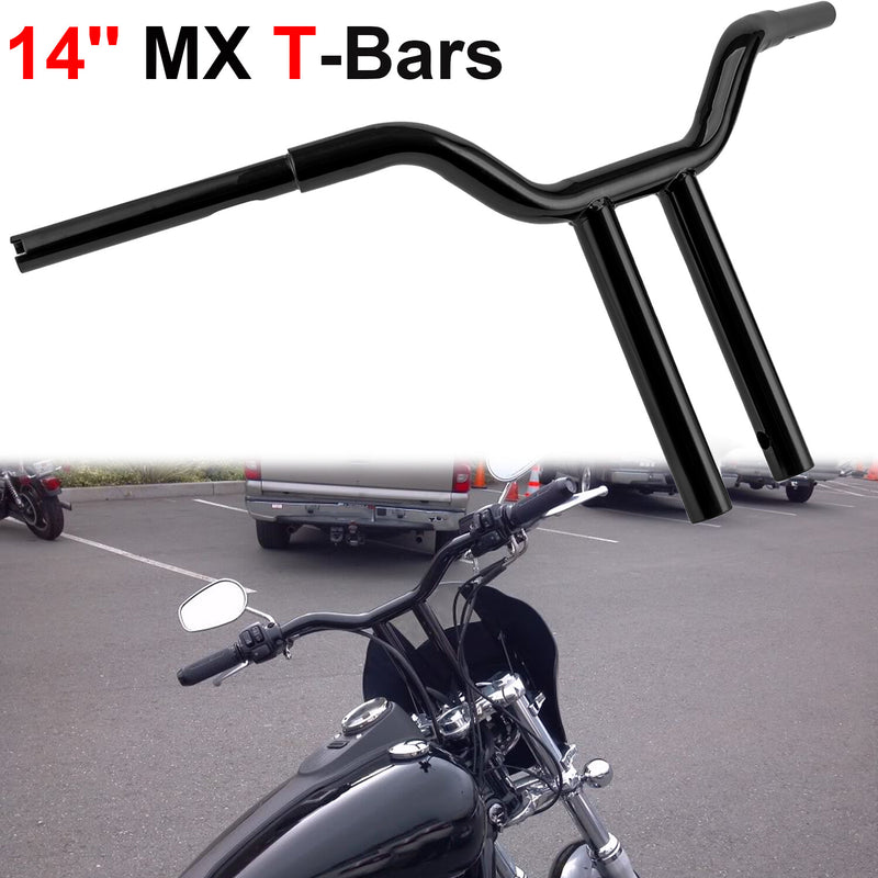 1.25 Fat 14" MX-T Bars Handlebar for Harley Softail FLS Sportster Dyna Low Rider