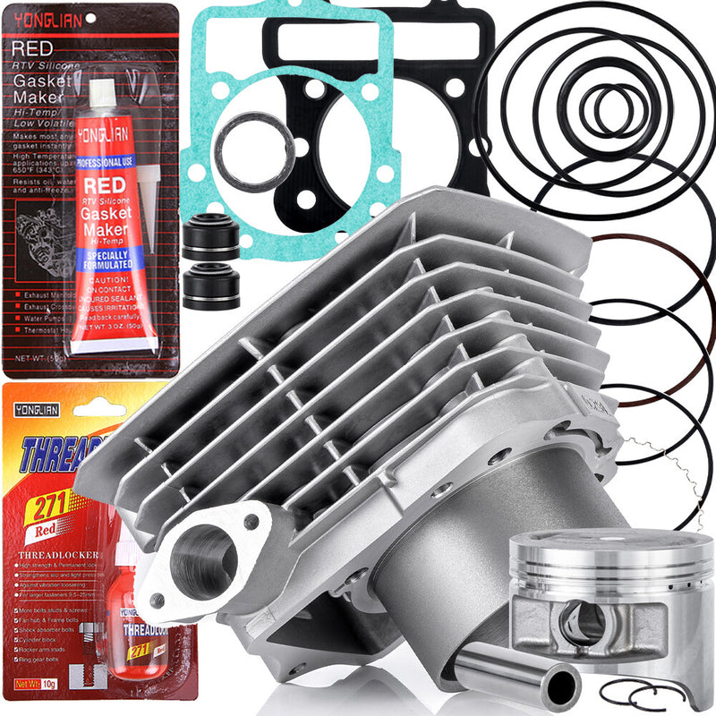 Cylinder Piston Top End Rebuild Kit for Kawasaki Bayou 300 KLF300B 2x4