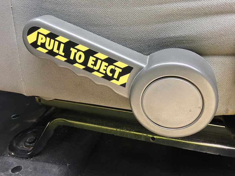 DURAFORCE Pull to Eject Decal Sticker Set for Jeep Wrangler JK JKU Sahara Rubicon SE