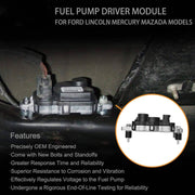 DURAFORCE 590-001 Fuel Pump Driver Module for Ford F150 4.6L 5.4L 4.2L V8 Truck