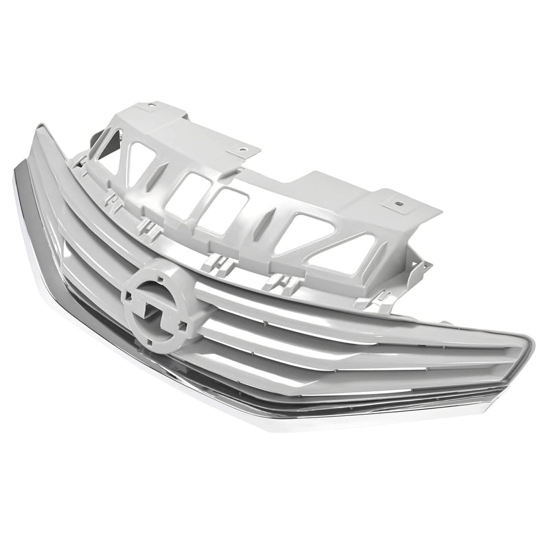 DURAFORCE Front Upper Bumper Grille for Nissan Versa Note 2014 2015 2016 Chrome