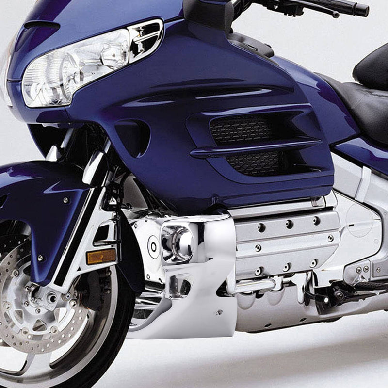 Chrome Engine Front Cowl Cover Fairing for Honda Goldwing 1800 GL1800 2001-2011