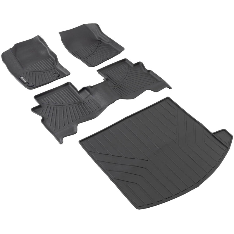 Floor Mats & Cargo Liner Set for Ford Escape 2013-2019 TPE All Weather Front Rea