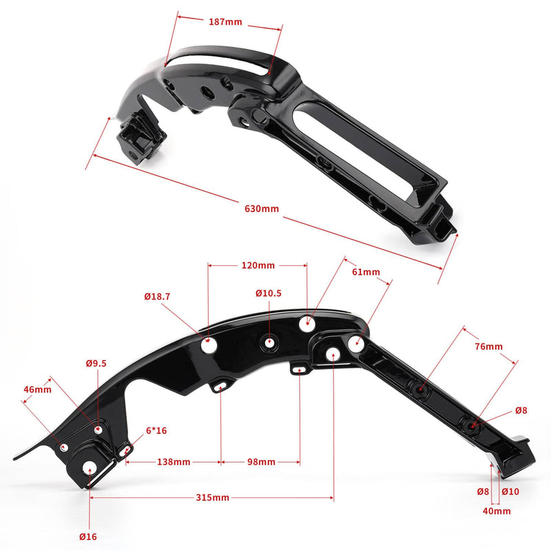 Rear Fender Support Kit for Harley Touring 2014-2024 Road Street Glide King