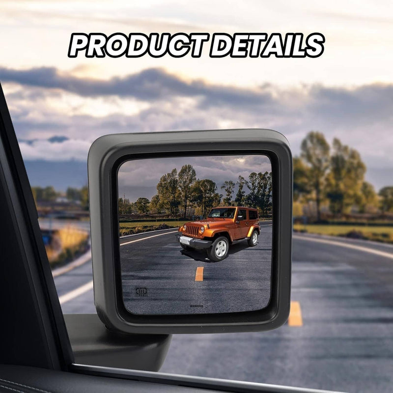 Right Passenger Side Power Heated Mirror for Jeep Wrangler Gladiator