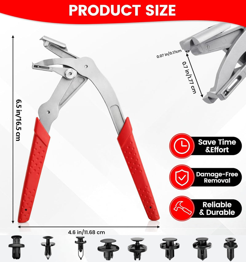 Professional Car Clip Pliers Auto Trim Panel Fastener Push Pin Removal Tool