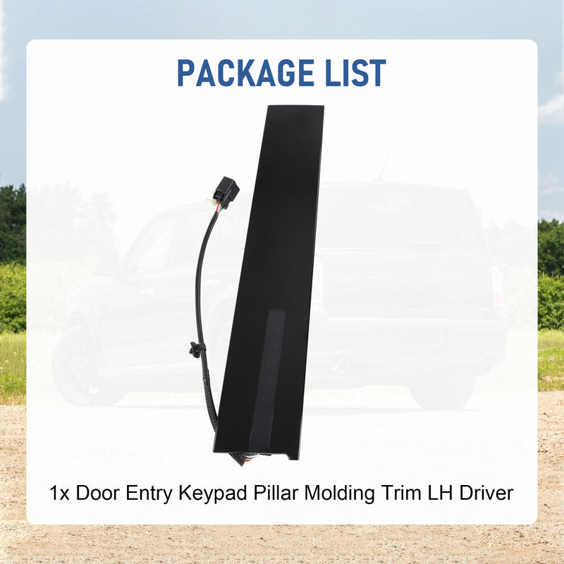 Door Entry Keypad Pillar Molding Trim Left Driver for Ford Flex 2010-2019