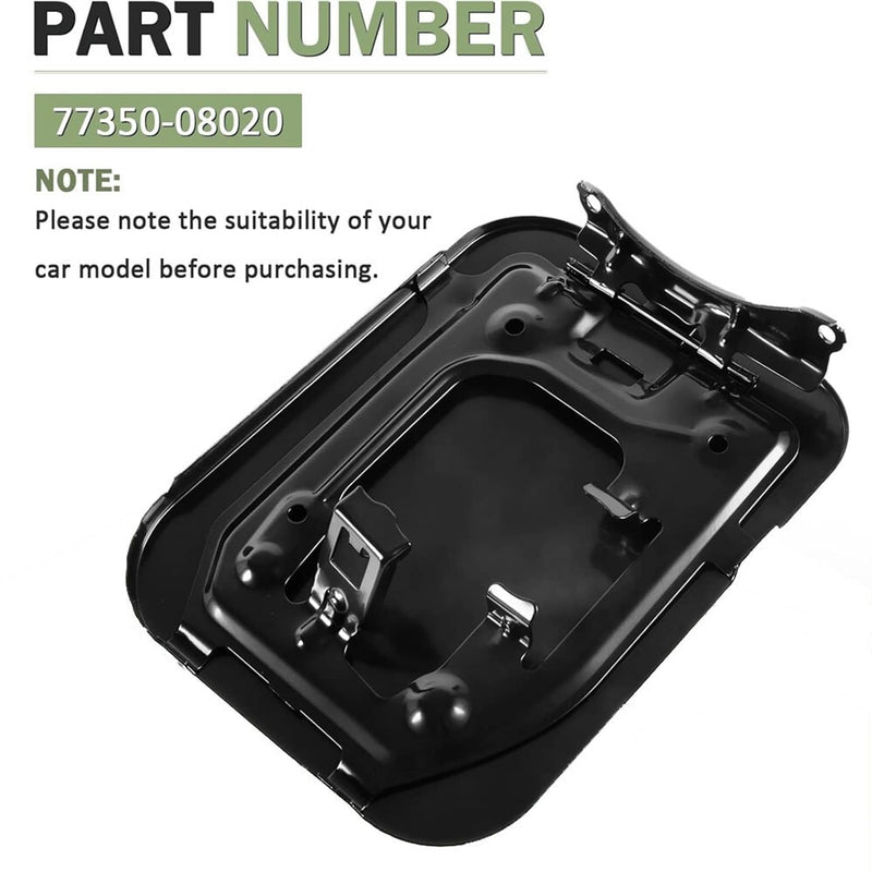 Black Gas Lid Door Fuel Door 77350-08020 for 2011-2020 Toyota Sienna 2.7L 3.5L