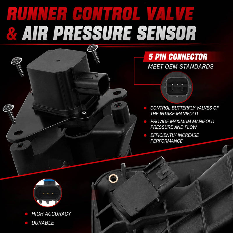 Intake Manifold w/ Runner Control Valve Sensor for 07-17 Jeep Patriot Dodge 2.4L