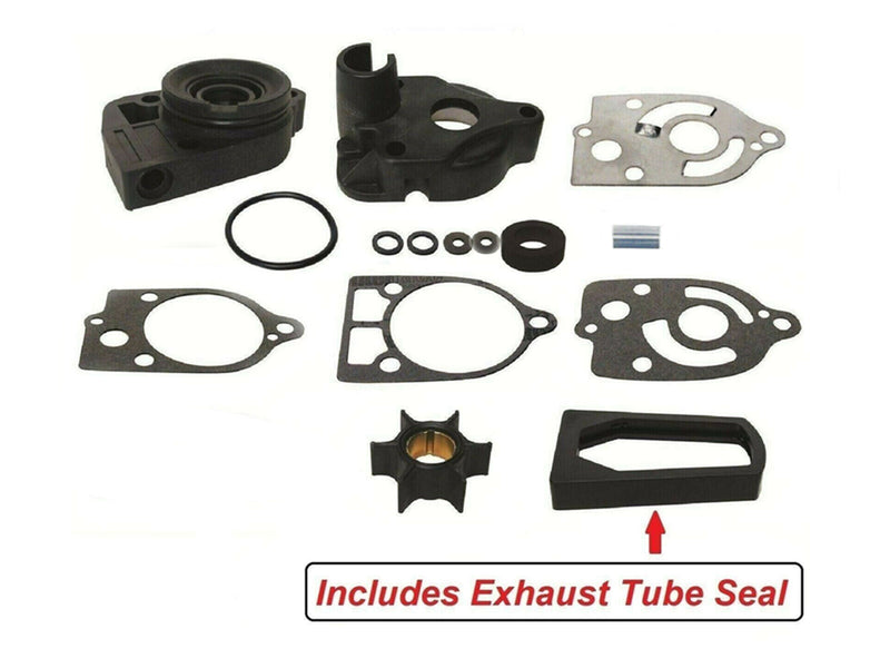 DURAFORCE 46-77177A3 Water Pump Impeller Kit With Base Exhaust Tubes for Mercury