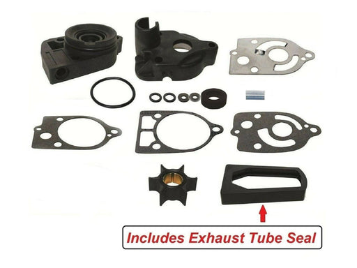 DURAFORCE 46-77177A3 Water Pump Impeller Kit With Base Exhaust Tubes for Mercury