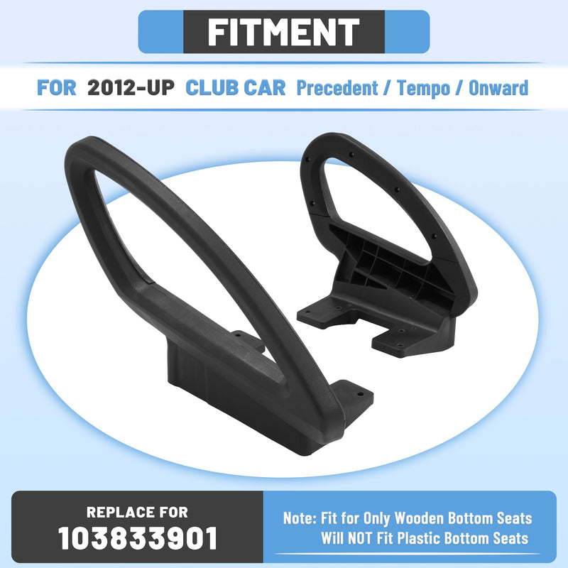 103833901 Hip Restraint Kit for Club Car Precedent 2012+ Driver Passenger Side