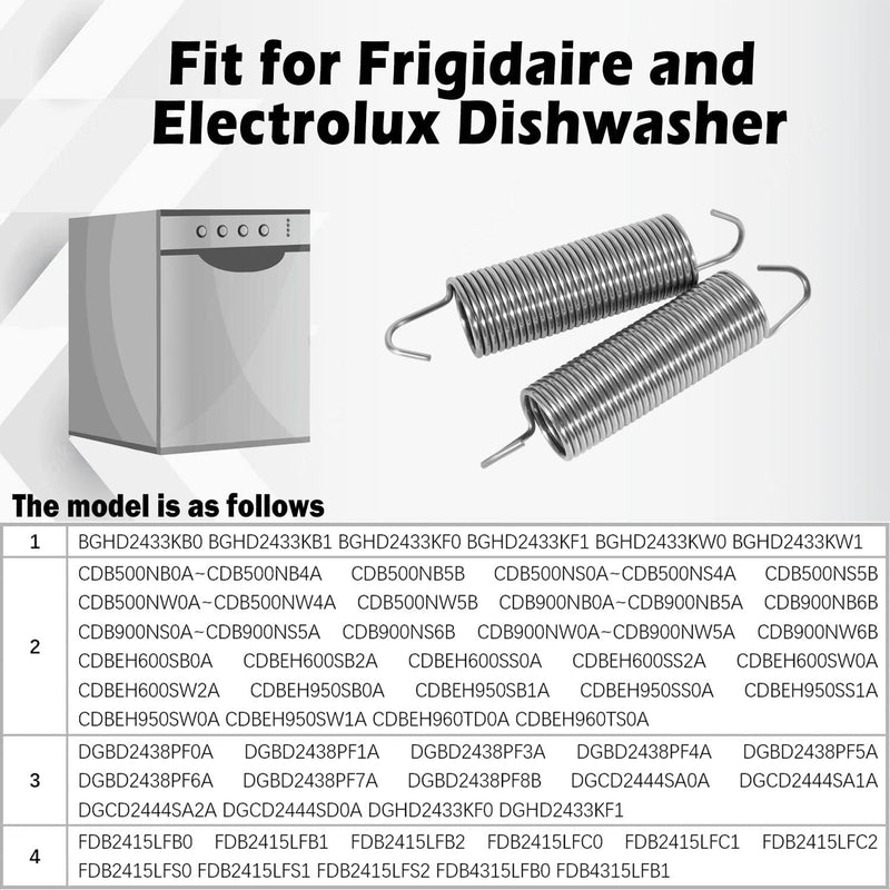 154579101 Dishwasher Door Friction Spring for Frigidaire for Electrolux