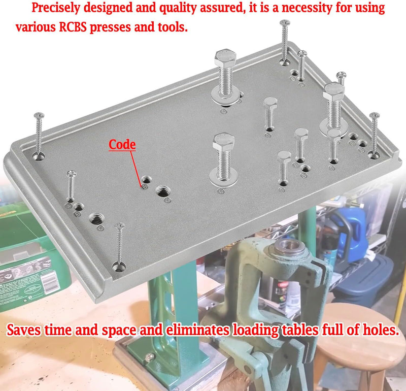 9206 Shell Holder Accessory Base Plate-3 9282 for RCBS Presses Tools