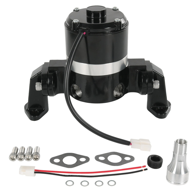 SBC Electric Water Pump 283 327 350 400 Small Block Chevy High Flow Black