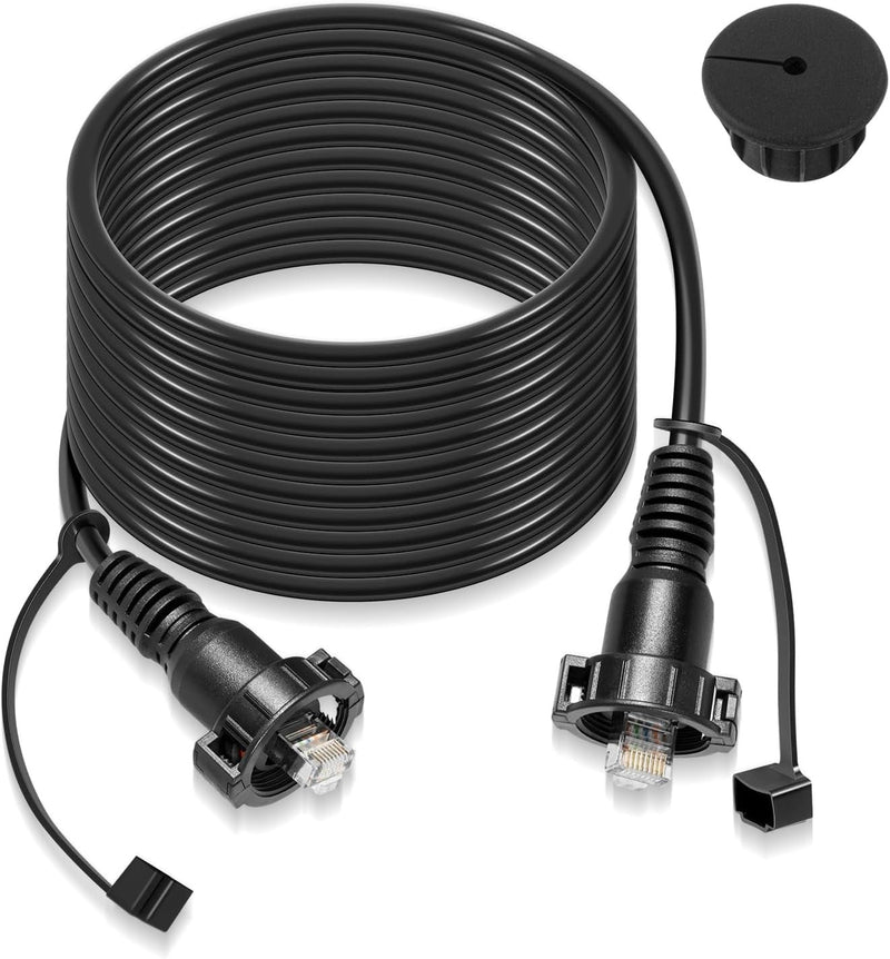 25FT Marine Network Cable for Garmin 010-10550-00 Durable RJ45 Ethernet Cord
