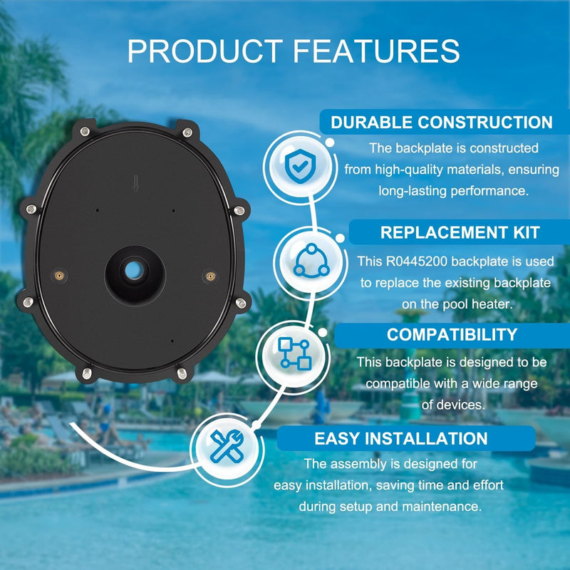 R0445200 Backplate Kits for Zodiac Jandy Pool Spa Pumps ePump Stealth