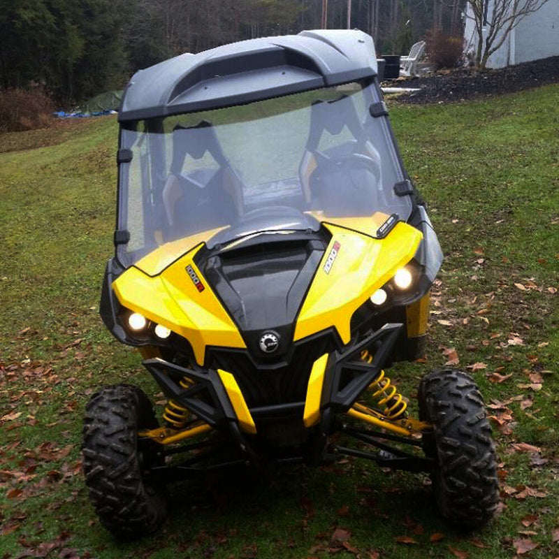 Full Front Windshield with Clamps for Can Am Maverick 1000R 2013-2018 UTV