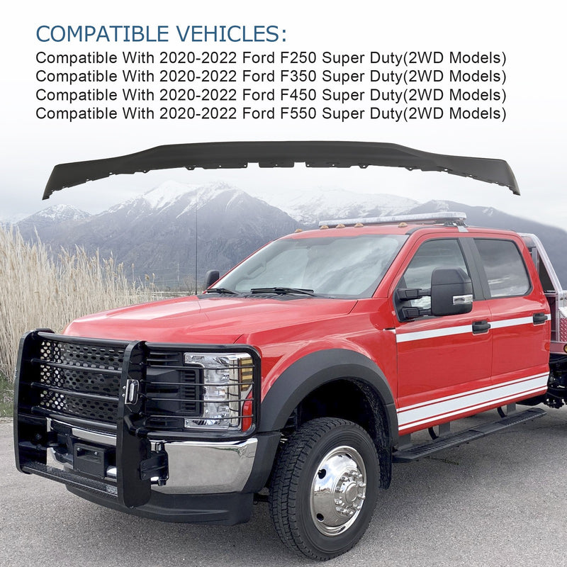 Front Lower Bumper Valance for Ford F250 F350 F450 Super Duty 2WD 2020-2022