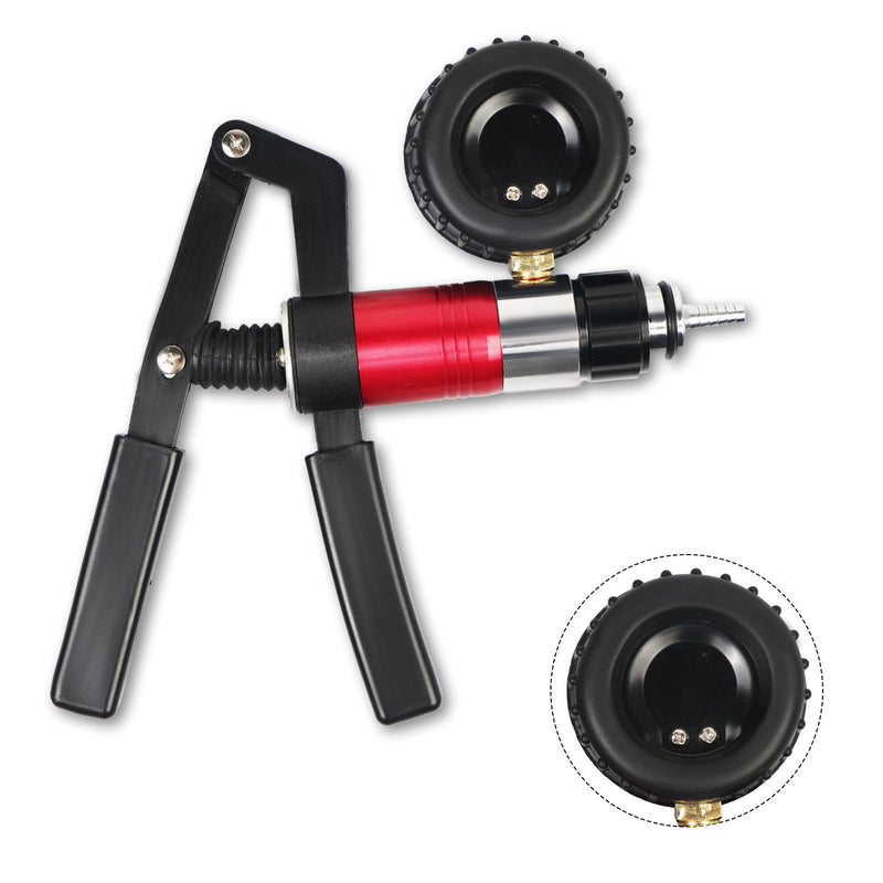 Hand Held Vacuum Pressure Pump Tester Brake Fluid Bleeder Tool 21pcs