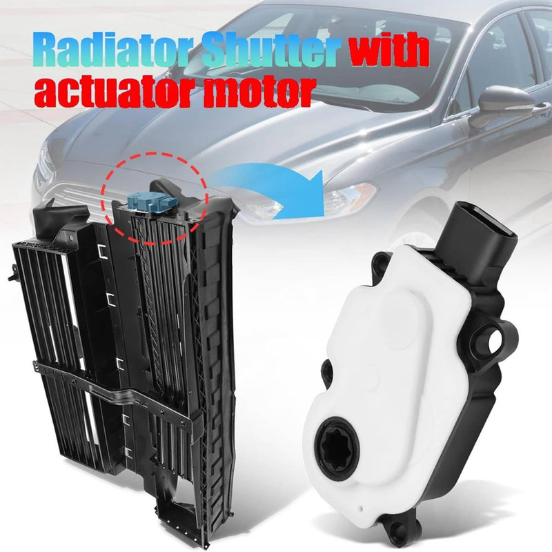 Active Grille Shutter Radiator w/ Motor for Ford Fusion DS7Z8475B 2013-2016