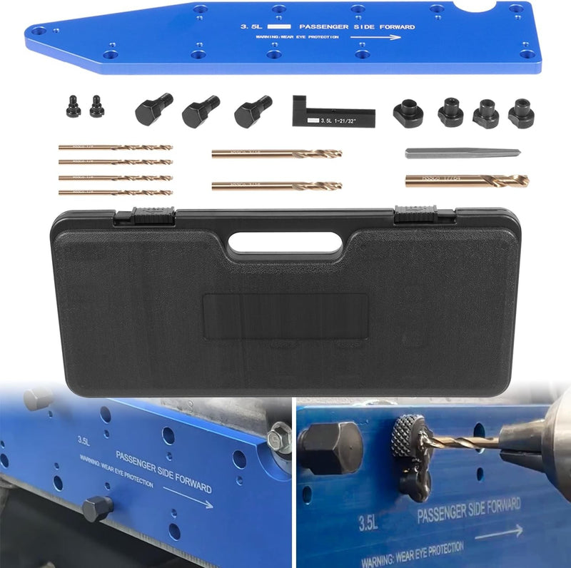 72610 Manifold Drill Template for Ford 3.5L EcoBoost Broken Exhaust Bolts