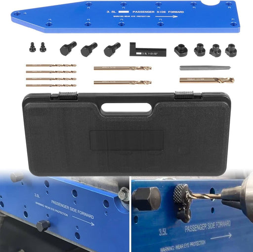 DURAFORCE 72610 Manifold Drill Template for Ford 3.5L EcoBoost Broken Exhaust Bolts