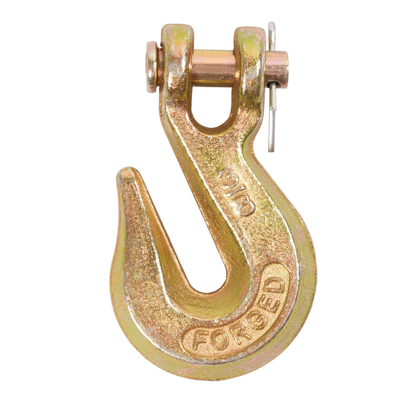 G70 3/8" Clevis Grab Hook Tow Chain Tie Down for Flatbed Truck Trailer 10 Pack