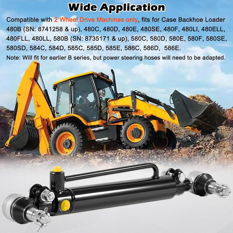 D128454 Power Steering Cylinder for Case 480C 480D 580C 580D 480F 580SE 584E