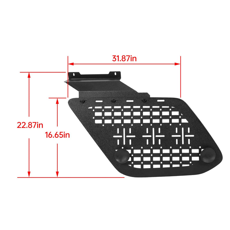 DURAFORCE Rear Window Molle Panel Storage System Exterior Rack for Toyota 4Runner 10-24