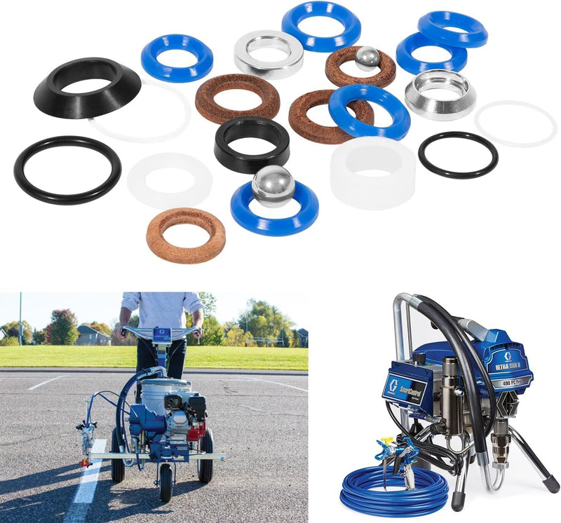244194 Pump Repair Packing Kit for Graco 295 390 395 490 495 595 3400 Sprayer