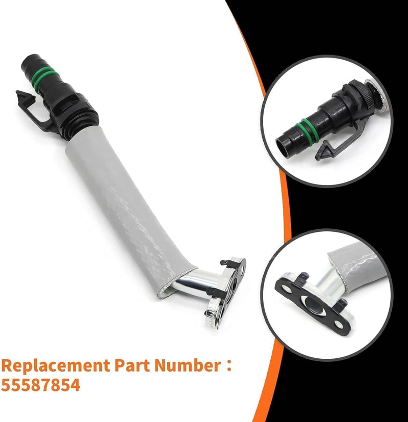 Turbo Charger Coolant Return Hose Line for Chevy Cruze Buick GM 1.4L 55567067