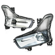 DURAFORCE #KS7Z15200B LED Fog Lights Clear Driver Passenger Side for Ford Fusion 2019-2020