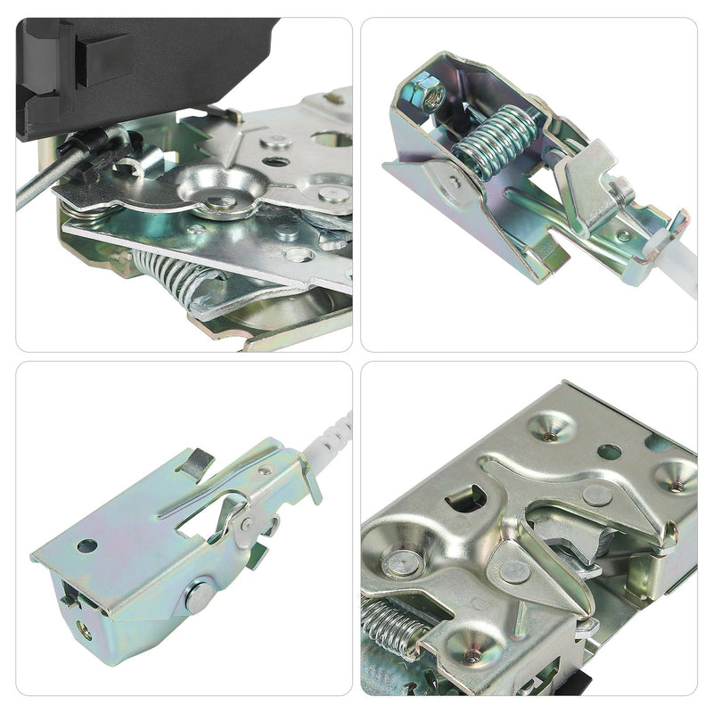 Door Lock Latch with Cable Rod Kit for Ford F-Series Front Left Right 92-97
