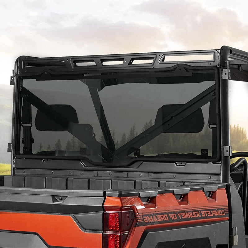 UTV Rear Windshield Back Window for Polaris Ranger XP 900 Crew 2013-2019
