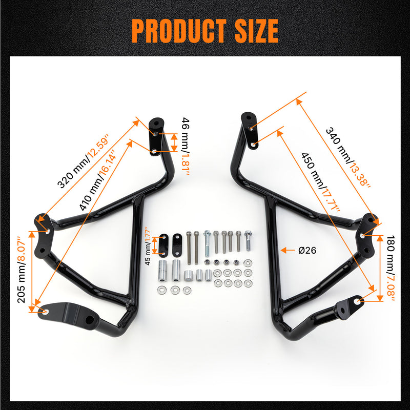 Highway Engine Guard Crash Bar for Honda Goldwing GL1800 F6C F6B Bagger 2018-25