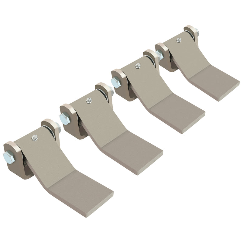 4 Strap Style Long Leaf Steel Weld On Dump Trailer Door Hinge Greaseable Cargo