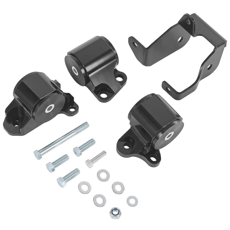 2-Bolt Engine Motor Mount Kit for Honda Civic 1996-2000 B/D-Series Billet Alumin