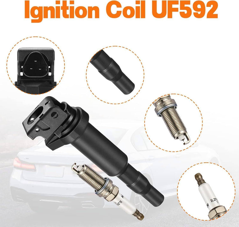 6x Ignition Coil 0221504470 for Bosch BMW 325i 328i 335 525 528 530 X3 X5 X6