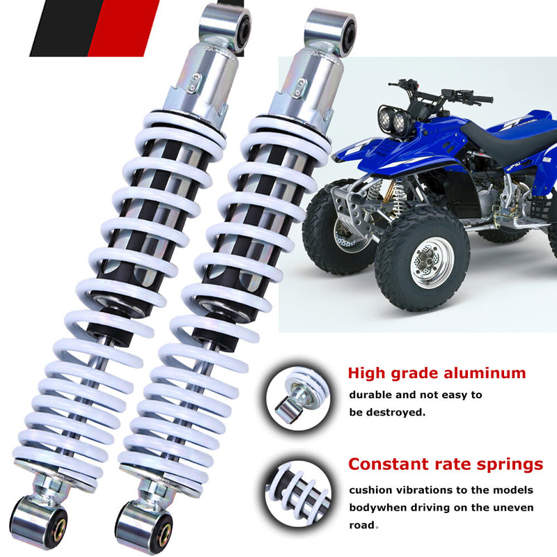 Front Shocks Absorbers White Spring for Yamaha Banshee 350 YFZ350 ATV 1987-2006