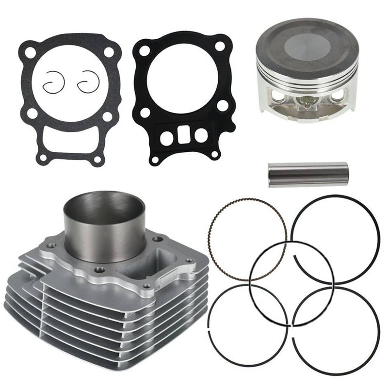 Cylinder Piston Gaskets Top End Rebuild Kit for Honda Rancher TRX350 2000-2006