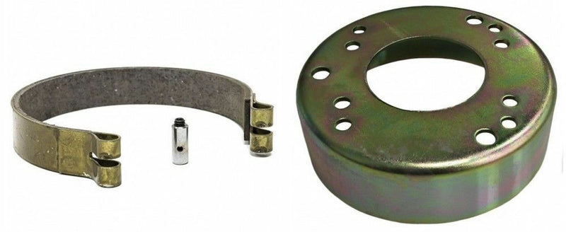 4.5 Inch Brake Drum and Band Kit for Go Kart Cart Yard Cart Mini Bike Yerf Dog