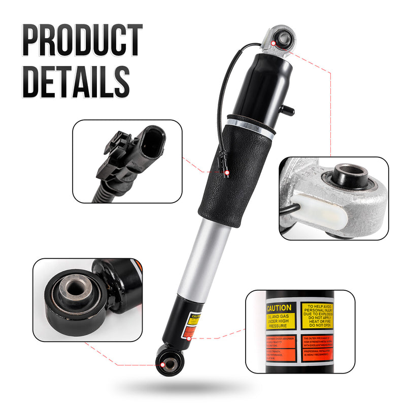 For Escalade Suburban Tahoe Yukon Rear Air Suspension Shock Strut Set of 2
