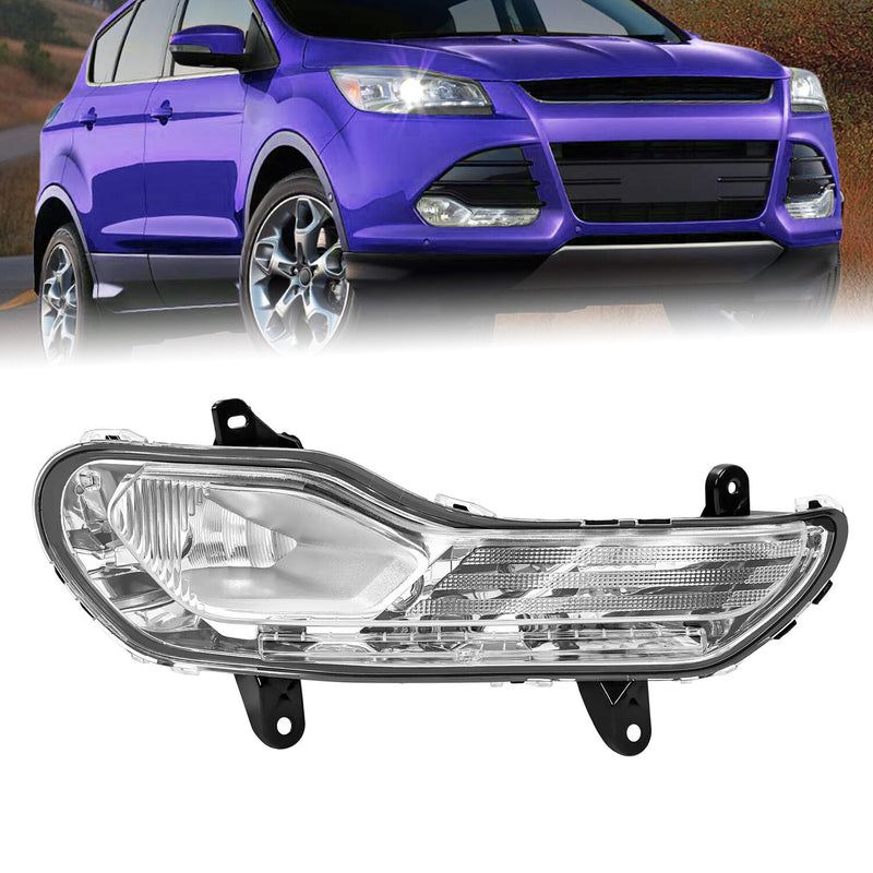 CJ5Z13200C Fog Light Lamp for Ford Escape 2013-2016 Passenger Side Front Bumper